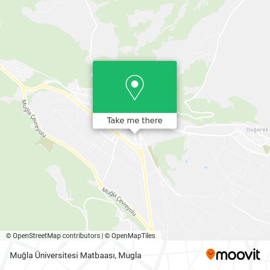 Muğla Üniversitesi Matbaası map