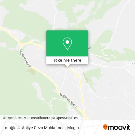 muğla 4 .Asliye Ceza Mahkemesi map