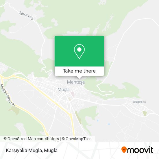 Karşıyaka Muğla map