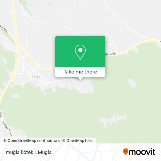 muğla kötekli map