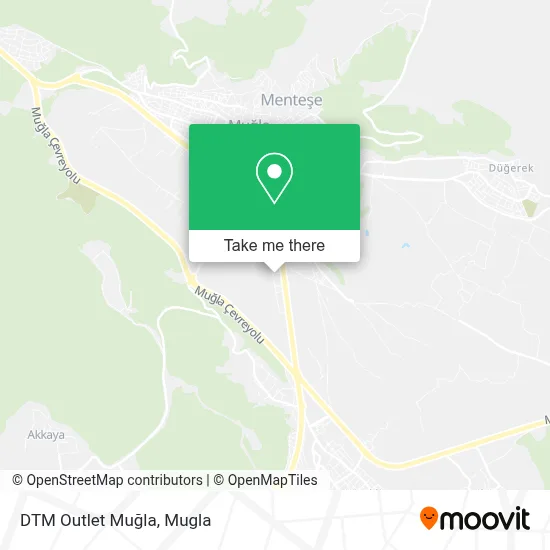 DTM Outlet Muğla map