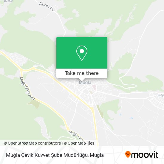 Muğla Çevik Kuvvet Şube Müdürlüğü map