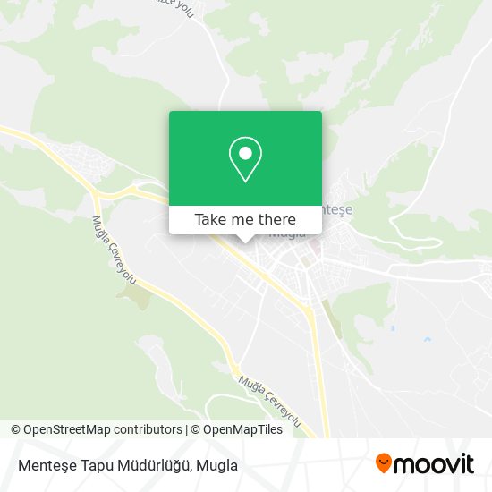Menteşe Tapu Müdürlüğü map