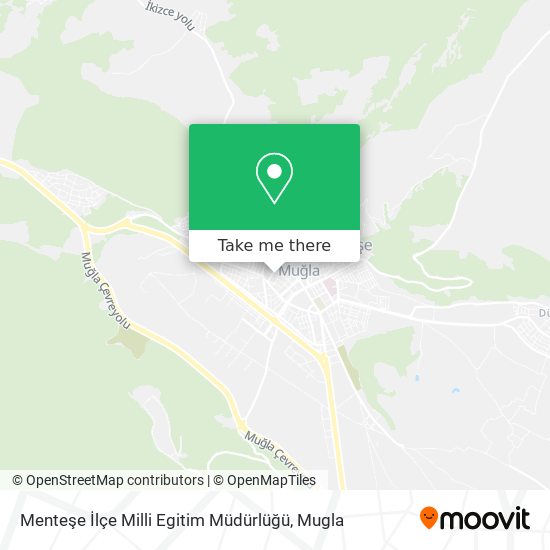 Menteşe İlçe Milli Egitim Müdürlüğü map