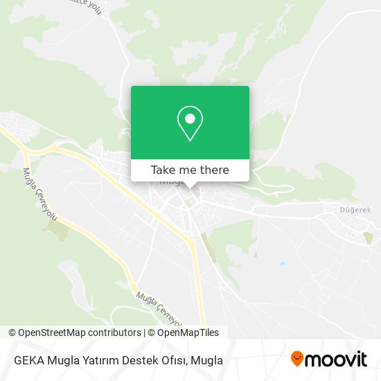 GEKA Mugla Yatırım Destek Ofısı map