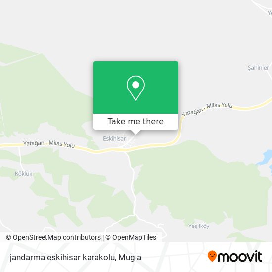 jandarma eskihisar karakolu map
