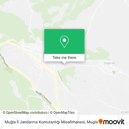 Muğla İl Jandarma Komutanlığı Misafirhanesi map