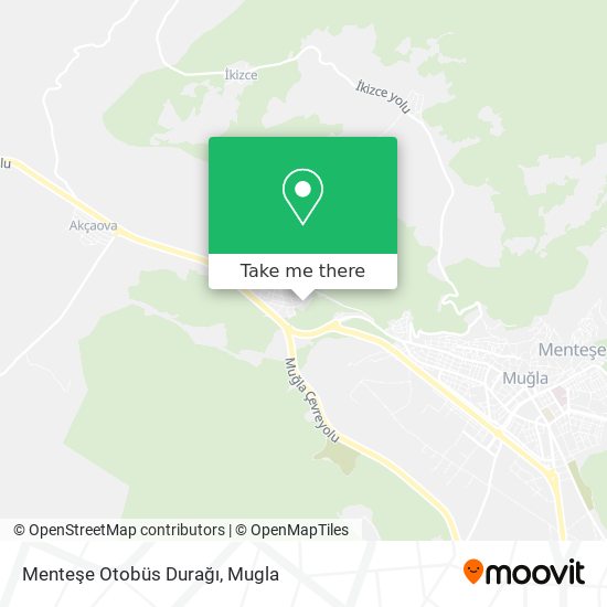 Menteşe Otobüs Durağı map