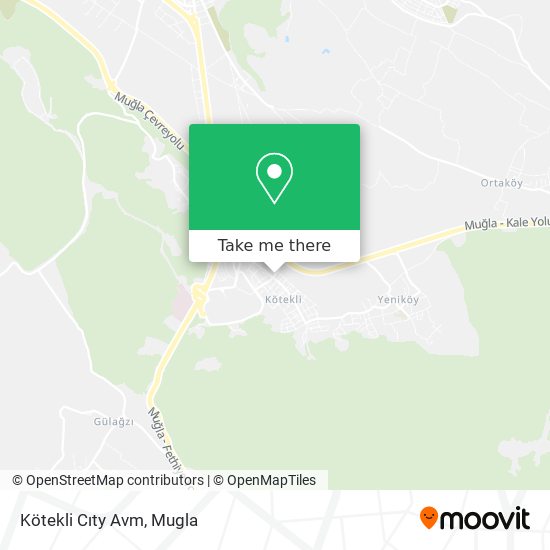 Kötekli Cıty Avm map