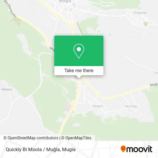 Quickly Bi Moola / Muğla map