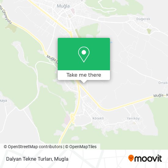 Dalyan Tekne Turları map