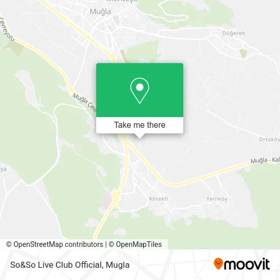 So&So Live Club Official map