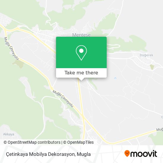 Çetinkaya Mobilya Dekorasyon map