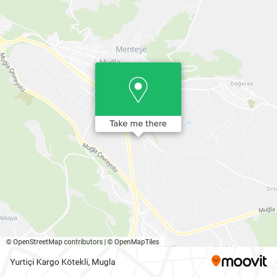 Yurtiçi Kargo Kötekli map