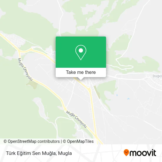 Türk Eğitim Sen Muğla map
