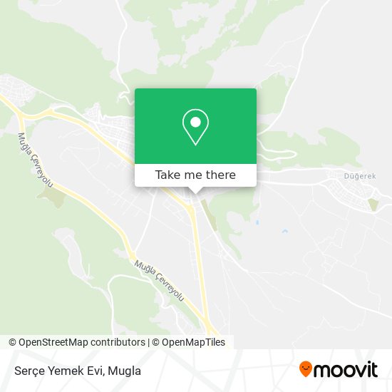 Serçe Yemek Evi map