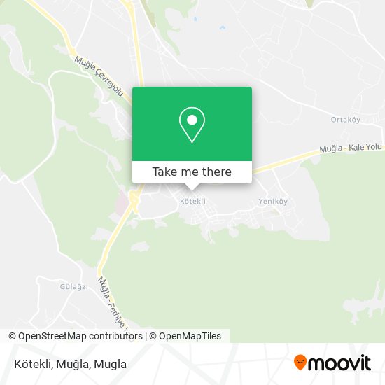 Kötekli, Muğla map