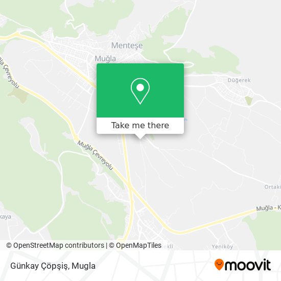 Günkay Çöpşiş map