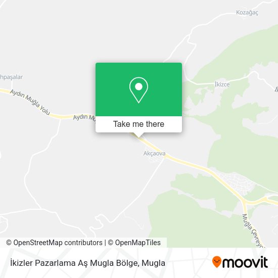 İkizler Pazarlama Aş Mugla Bölge map