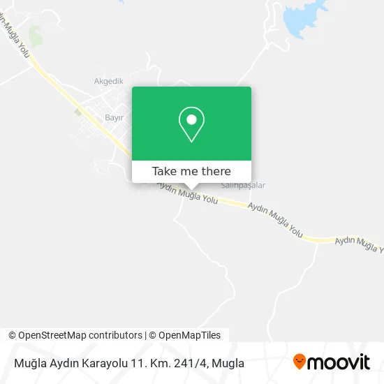 Muğla Aydın Karayolu 11. Km. 241 / 4 map