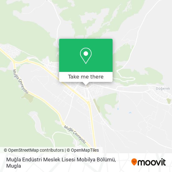 Muğla Endüstri Meslek Lisesi Mobilya Bölümü map