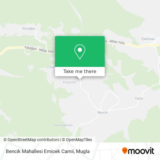 Bencik Mahallesi Emicek Camii map