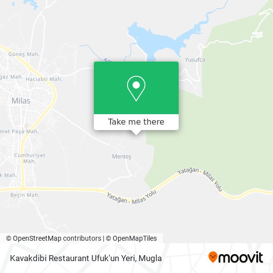 Kavakdibi Restaurant Ufuk'un Yeri map