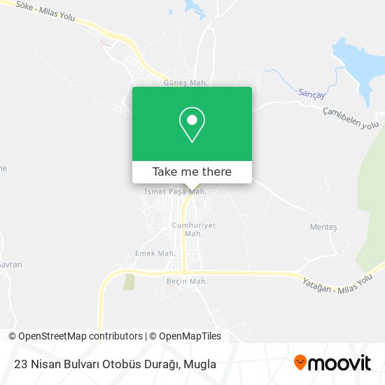 23 Nisan Bulvarı Otobüs Durağı map