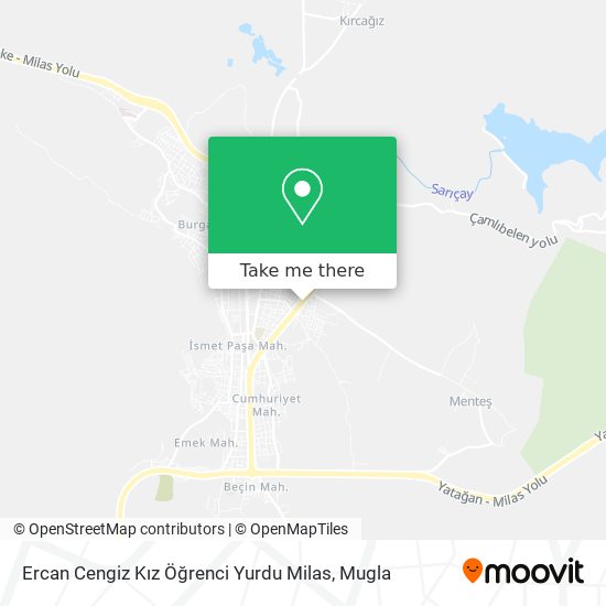 Ercan Cengiz Kız Öğrenci Yurdu Milas map