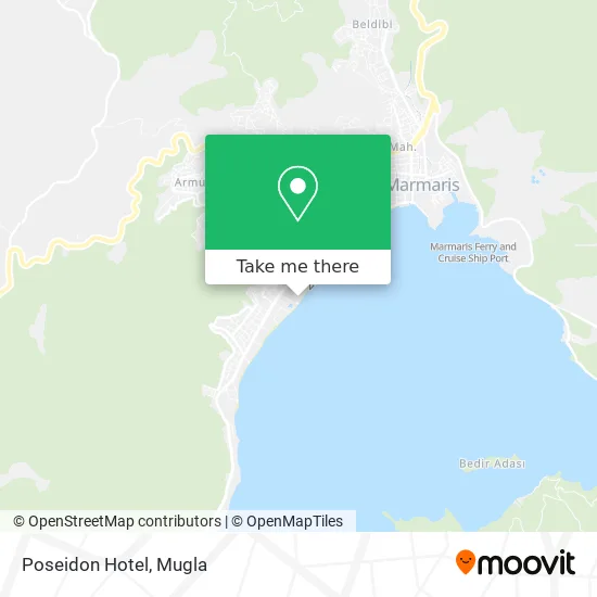 Poseidon Hotel map