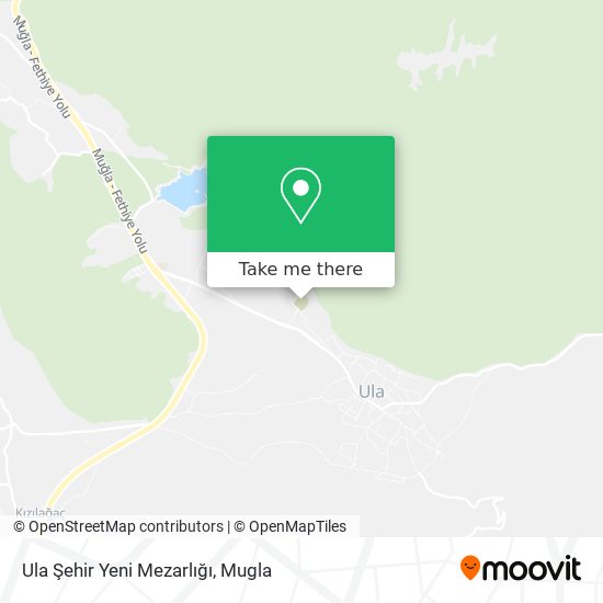 Ula Şehir Yeni Mezarlığı map