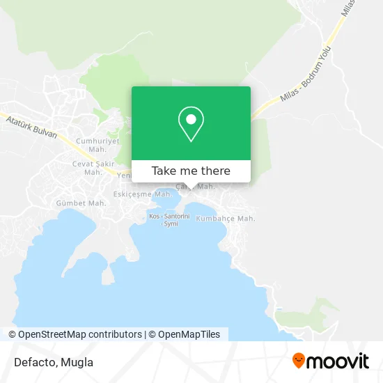 Defacto map