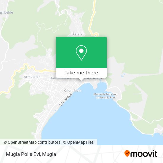 Muğla Polis Evi map