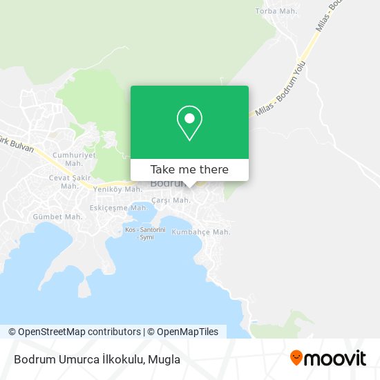 Bodrum Umurca İlkokulu map