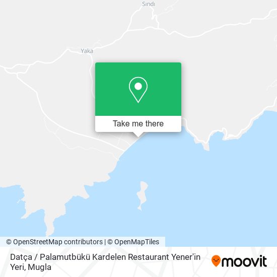 Datça / Palamutbükü Kardelen Restaurant Yener'in Yeri map