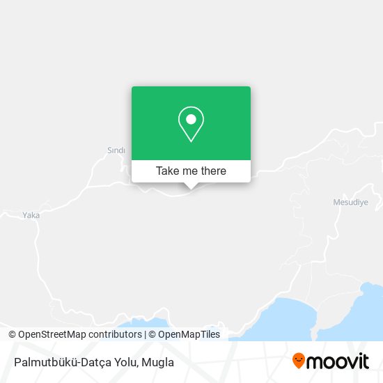 Palmutbükü-Datça Yolu map