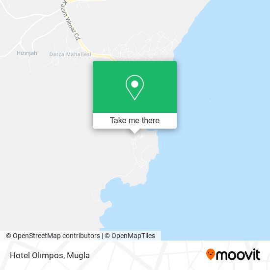 Hotel Olımpos map