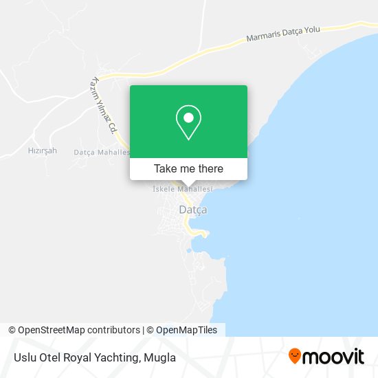 Uslu Otel Royal Yachting map