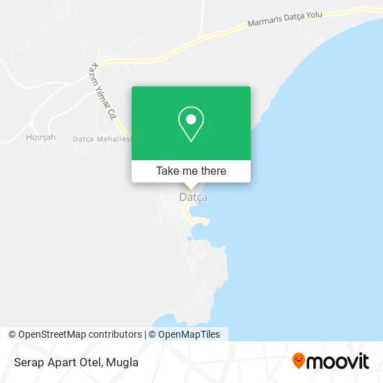Serap Apart Otel map