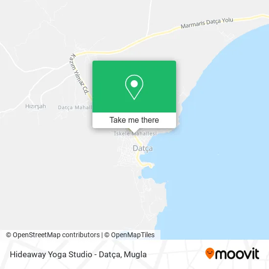 Hideaway Yoga Studio - Datça map