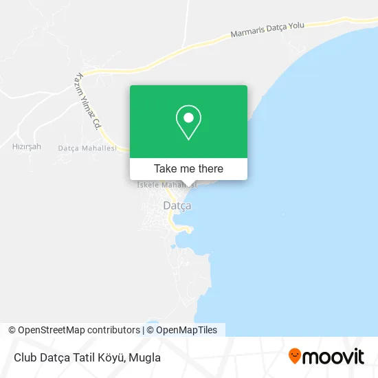 Club Datça Tatil Köyü map