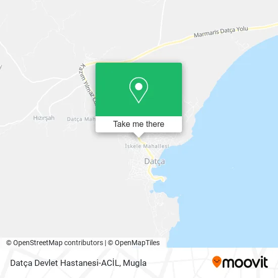 Datça Devlet Hastanesi-ACİL map