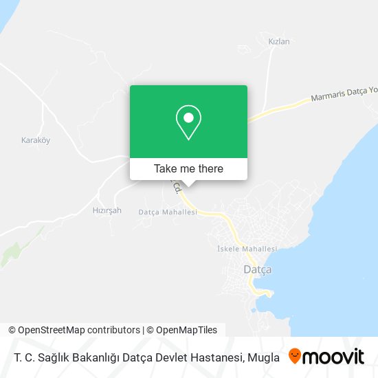 T. C. Sağlık Bakanlığı Datça Devlet Hastanesi map