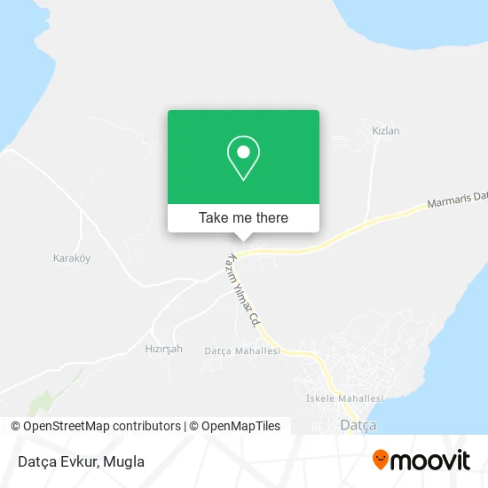 Datça Evkur map