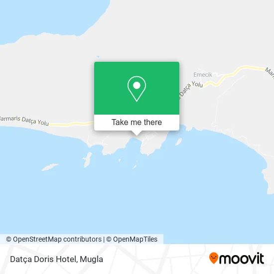 Datça Doris Hotel map