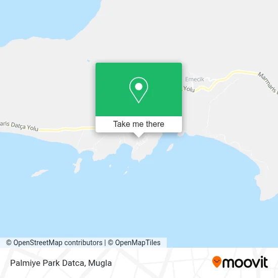 Palmiye Park Datca map