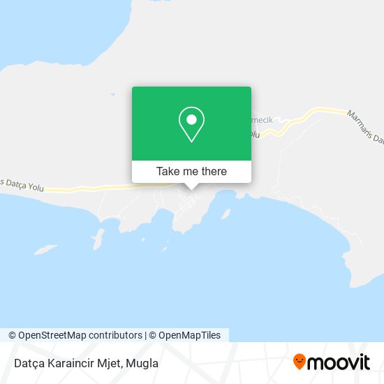 Datça Karaincir Mjet map