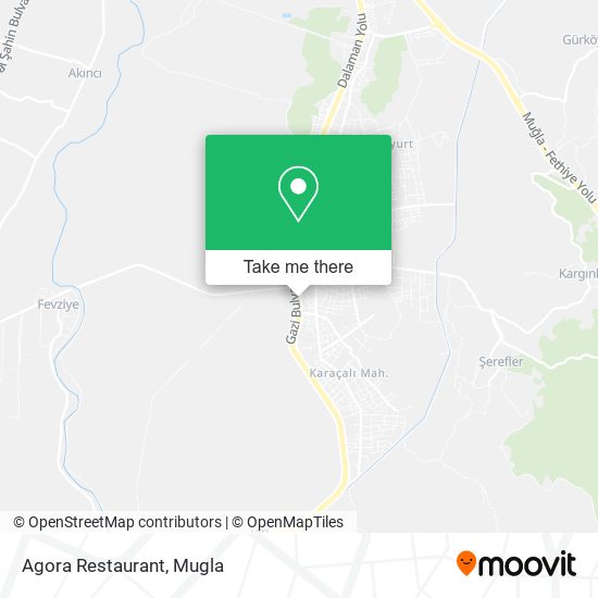 Agora Restaurant map