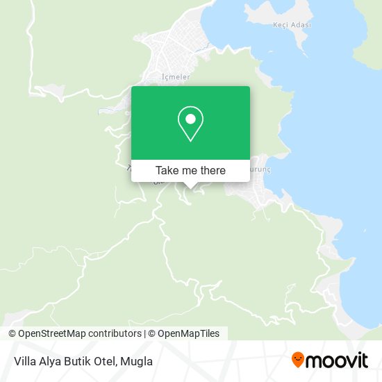 Villa Alya Butik Otel map