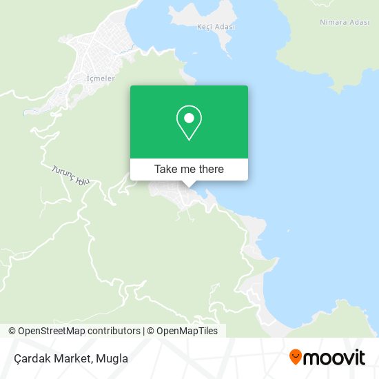 Çardak Market map